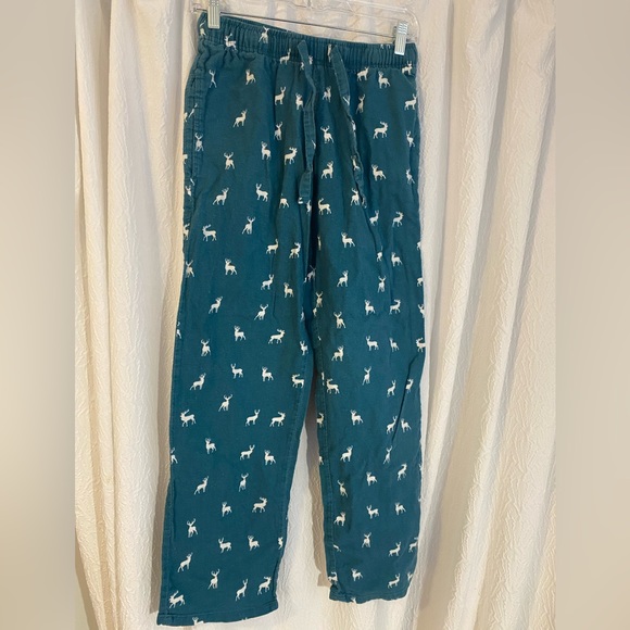 Old Navy Other - Old Navy teal reindeer pajama pants